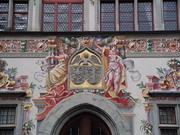 Particolare della facciata del Rathaus di Lindau