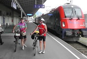 A Villach si scende dal treno proveniente da Udine per prendere quello per Salisburgo